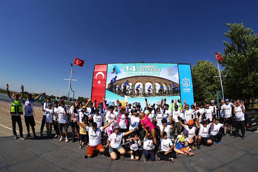 Beyşehir'de Geleneksel Bisiklet Festivali Tamamlandı