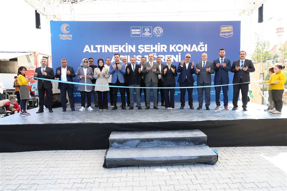 Altınekin Şehir Konağı Düzenlenen Törenle Açıldı