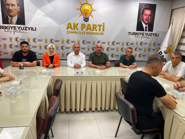 AK Parti Çumra Ağustos Ayı Danışma Meclisi Toplantısı Gerçekleşti