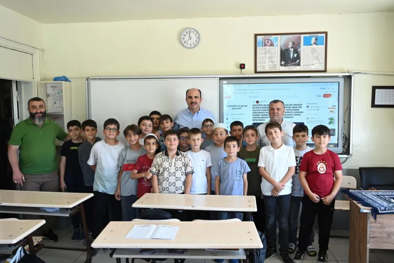 Başkan Altay Kur'an Kursu Öğrencileriyle Buluştu