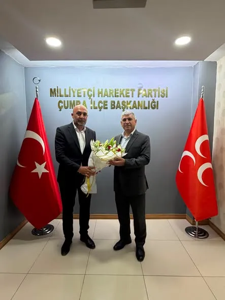 AK Parti'den MHP Çumra'ya Tebrik Ziyareti