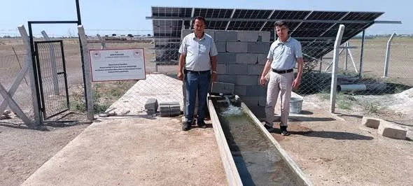 Çumra Küçükköy Merasına Güneş Enerjili Su Sistemi Kuruldu