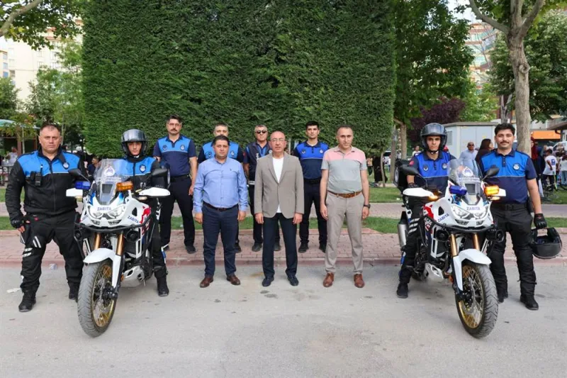 Motorize Zabıta Ekiplerle Sahada