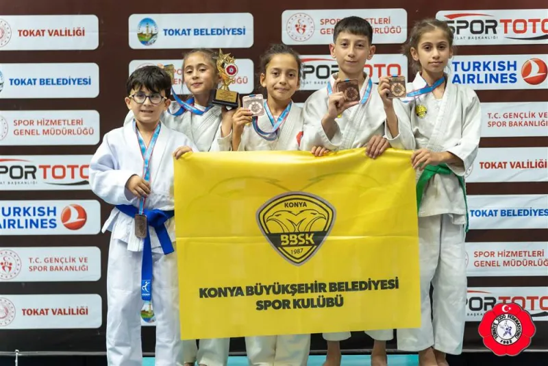 Konya Büyükşehir Belediyespor Minik Judocularından 8 Madalya