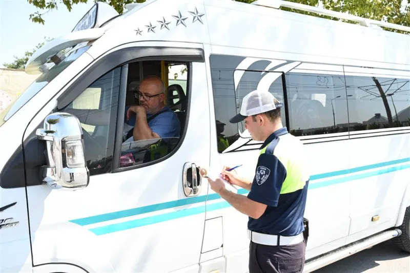 Konya'da Toplu Taşıma Araçlarına Denetim