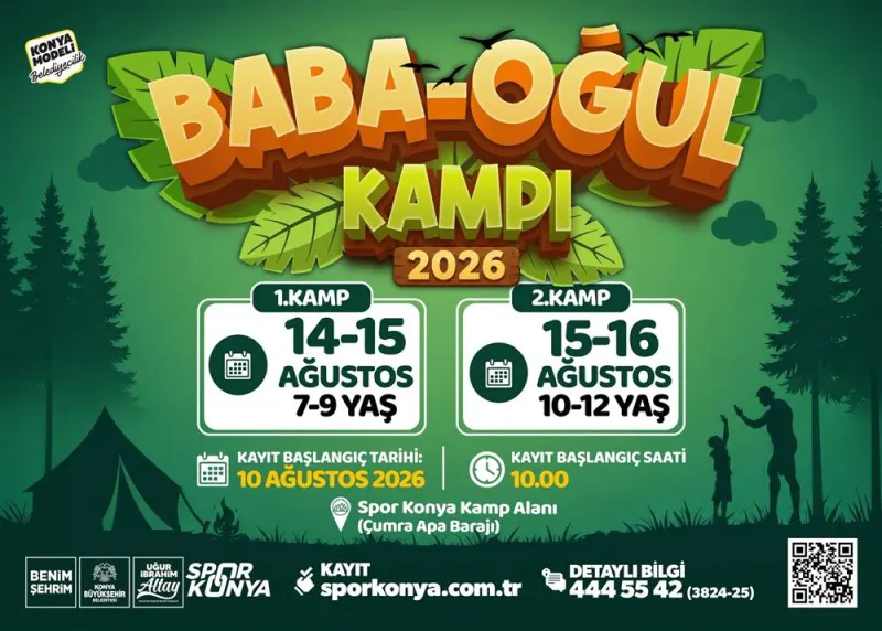 Baba Oğul Kampı Kayıtları 10 Ağustos'ta Başlıyor