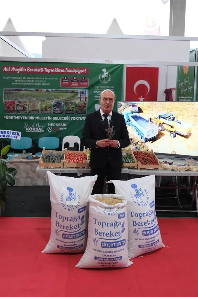 Akşehir Tarım Fuarı’nda Belediyenin Kırsal Kalkınma Projeleri Tanıtıldı