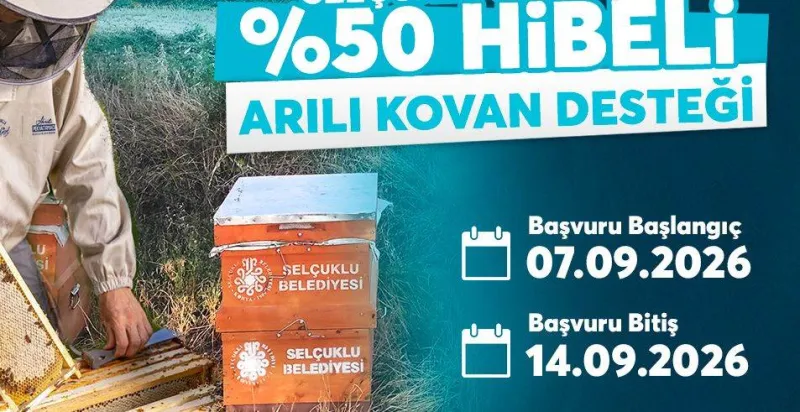 Yüzde 50 Hibeli Arılı Kovan Desteği İçin Başvurular Başlıyor