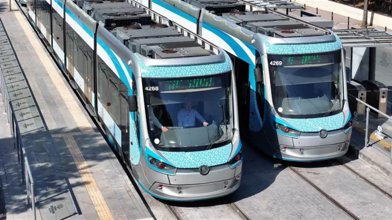 Adliye-Şehir Hastanesi Tramvay Hattı’nda İlk Test Sürüşü Gerçekleştirildi