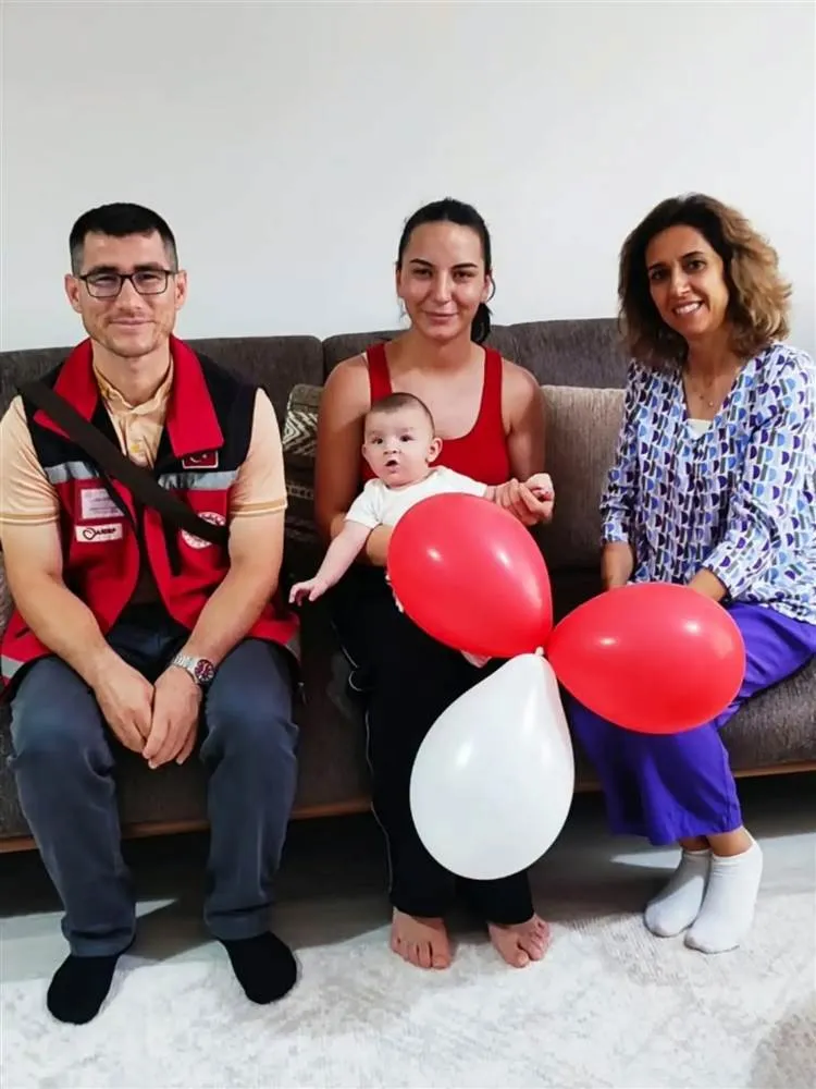 Ereğli'de İlk Çocukları Dünyaya Gelen Çiftler Ziyaret Edildi