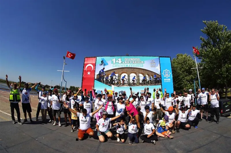 Beyşehir'de Geleneksel Bisiklet Festivali Tamamlandı