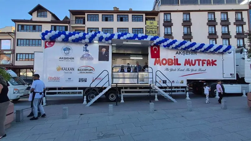 Akşehir'de mobil mutfak tırı teslim töreni düzenlendi