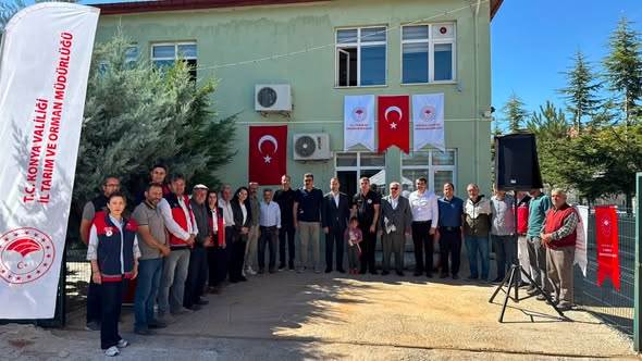 Konya genelinde 29 üreticiye sera naylonu desteği sağlandı