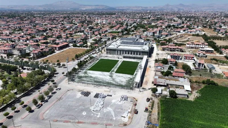 Karatay Spor Merkezi'nde İnşaat Sona Yaklaşıyor