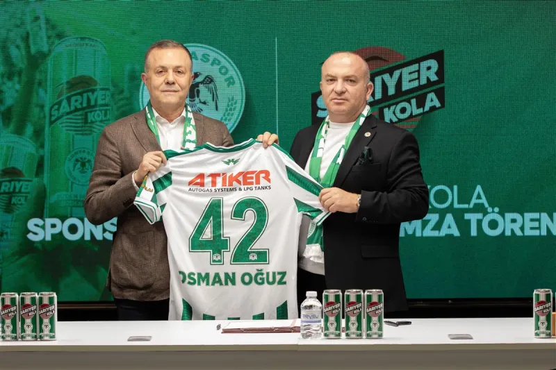 Konyaspor ve Sarıyer Kola'dan Stratejik Ortaklık: Yeni Sponsorluk Anlaşması