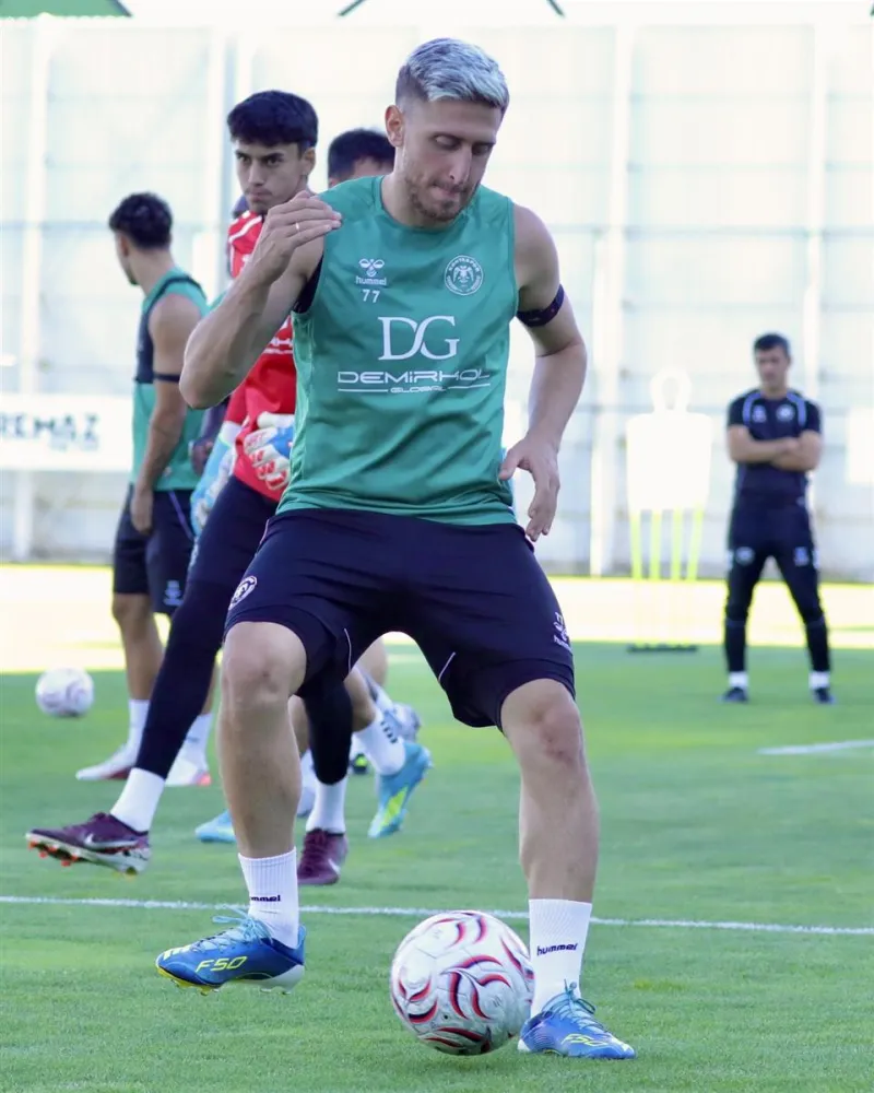 Konyaspor’da Erzurumspor karşılaşması öncesi taktik çalışma