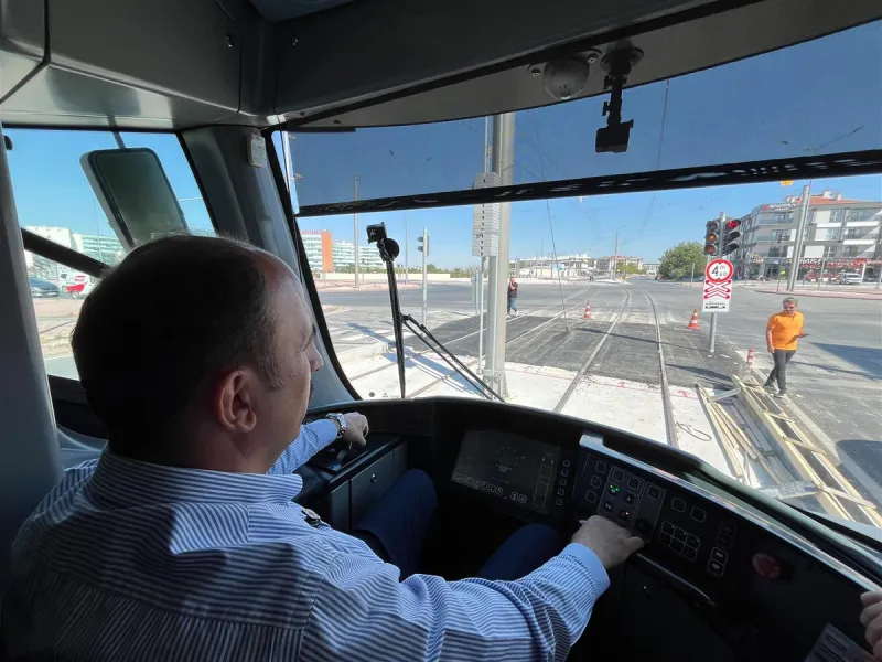Adliye-Şehir Hastanesi Tramvay Hattı’nda İlk Test Sürüşü Gerçekleştirildi