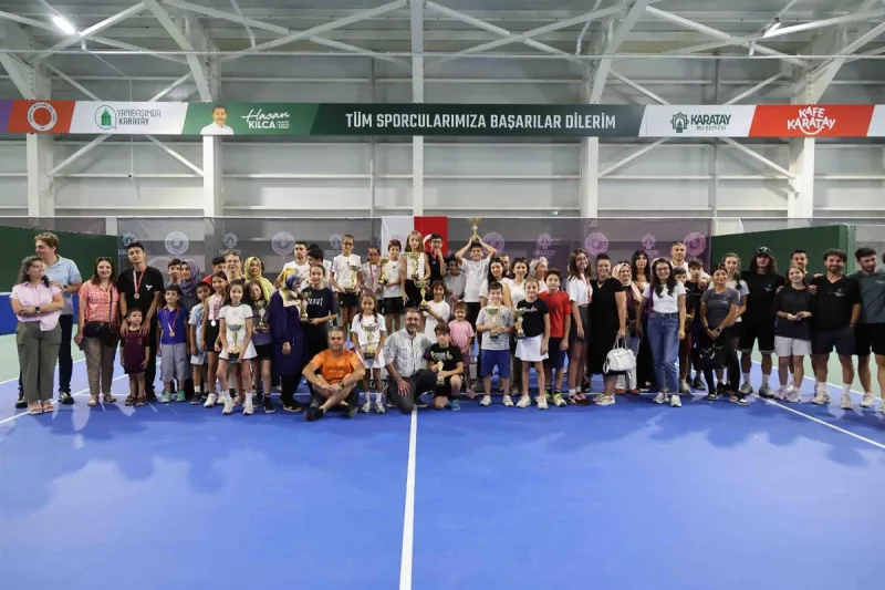 Karatay’daki Tenis Turnuvası Final ve Ödül Töreniyle Tamamlandı