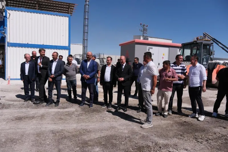 Akşehir’de 58 Milyonluk Asfalt Plenti Hizmete Açıldı
