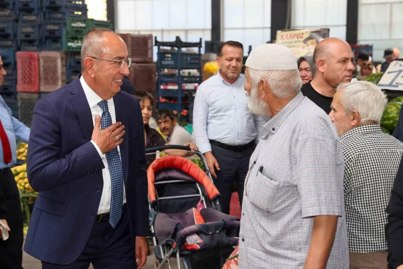 Meram’da Uzunharmanlar Salı Pazarı baştan sona yenilendi
