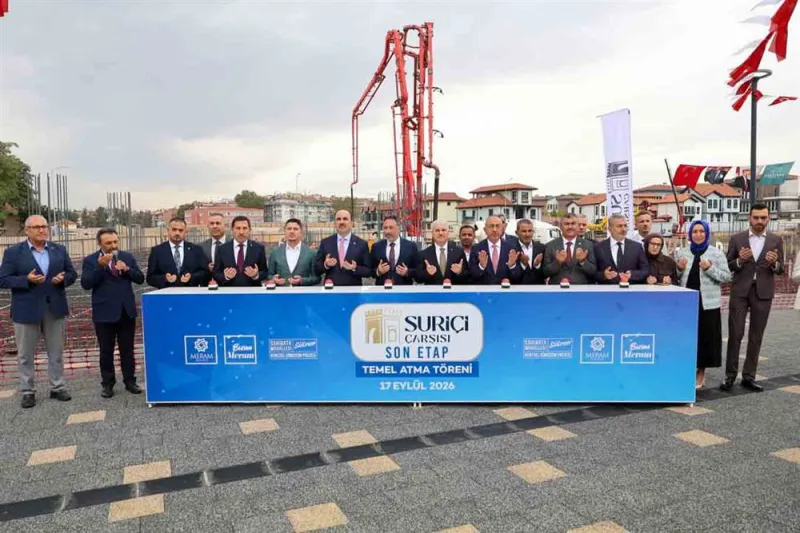 Suriçi Çarşısı’nın 3. ve Son Etabının Temeli Atıldı