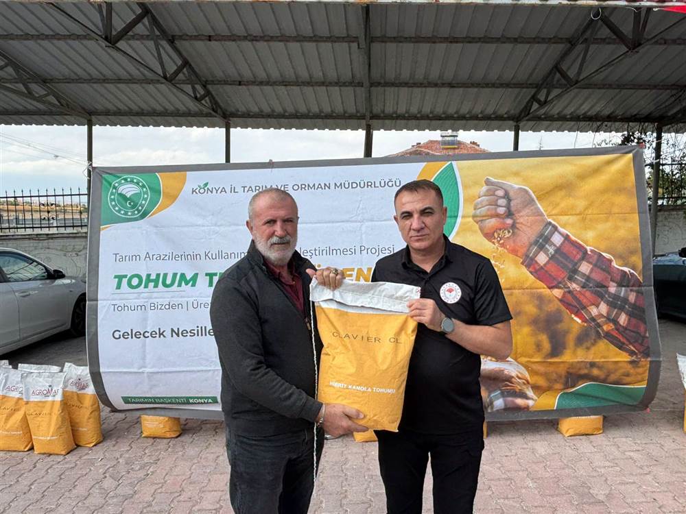 Konya’da 5 bin 500 dekar alanda kolza üretimi hedefleniyor