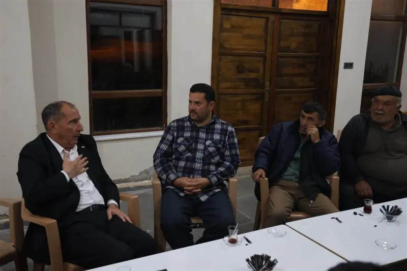 Çumra Belediye Başkanı Mehmet Aydın mahalle ziyaretlerini sürdürüyor