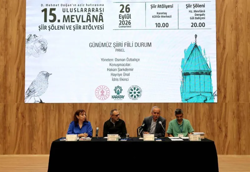 Şairler ve edebiyatseverler Konya’daki şiir atölyelerinde buluştu