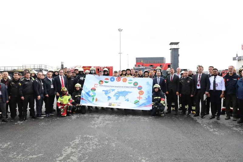 Konya’da 14 Ülkenin Katılımıyla Uluslararası İtfaiye Çalıştayı ve Tatbikatı Düzenlendi