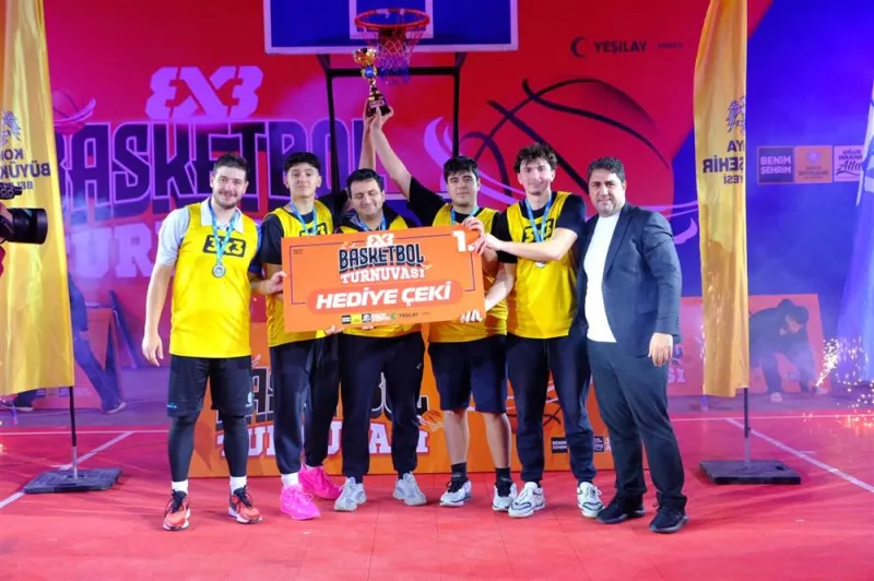 Konya’da 3x3 Basketbol Turnuvası’nın Şampiyonu Hermanos Oldu