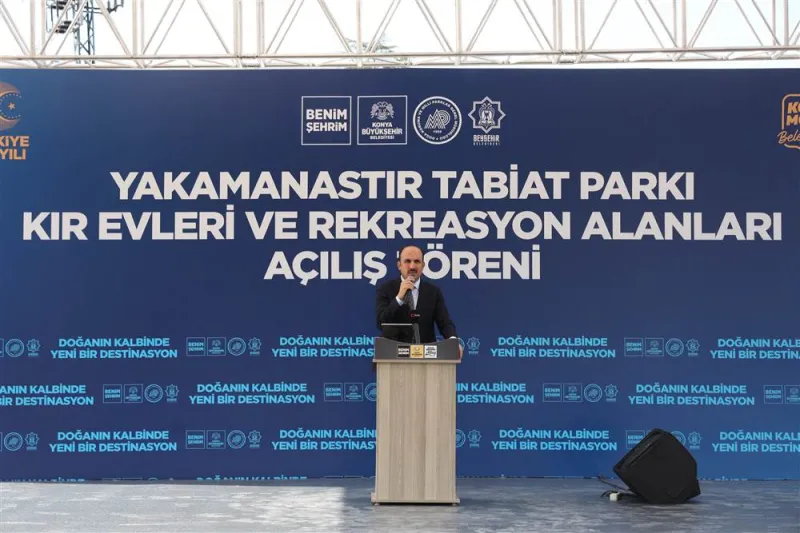 Yakamanastır Tabiat Parkı Kır Evleri Hizmete Açıldı
