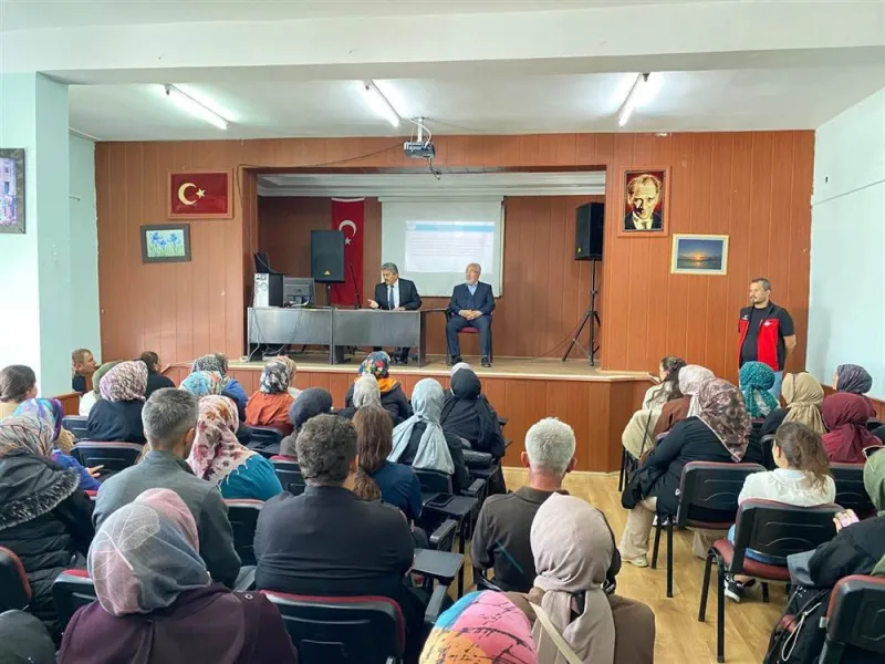 Çumra’da TYP ve Bahçe Görevlilerine İş Güvenliği Eğitimi