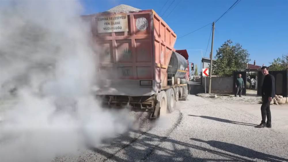 Yenisu’da Asfalt Çalışmaları Devam Ediyor