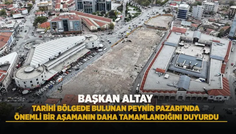 Peynir Pazarı’nda İkinci Etap Yıkım Çalışmaları Tamamlandı