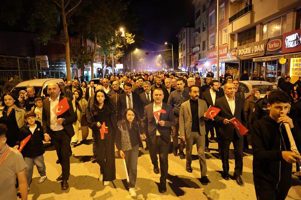 Çumra’da Cumhuriyet’in 103. yılı coşkuyla kutlandı