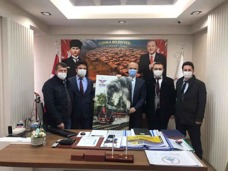 TCDD Heyetinden Başkan Candan'a Teşekkür