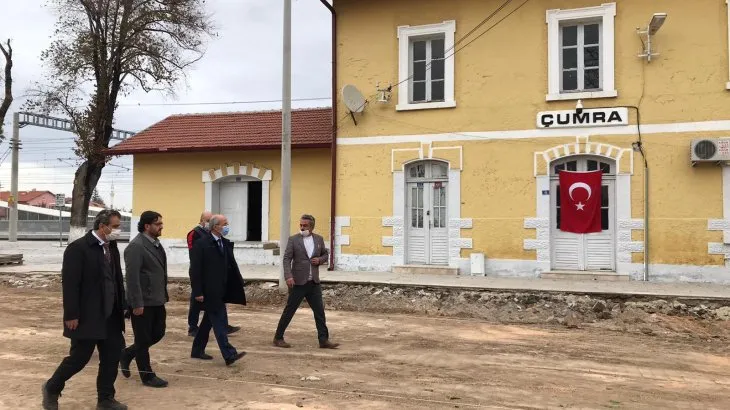 Tarihi Çumra İstasyonunun Çehresi Değişiyor