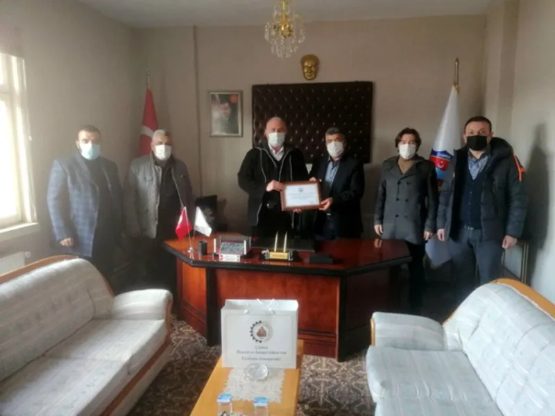 ÇUMRA TİCARET VE SANAYİ ODASINDAN ÇUMRA ŞOFÖRLER ODASINA ZİYARET