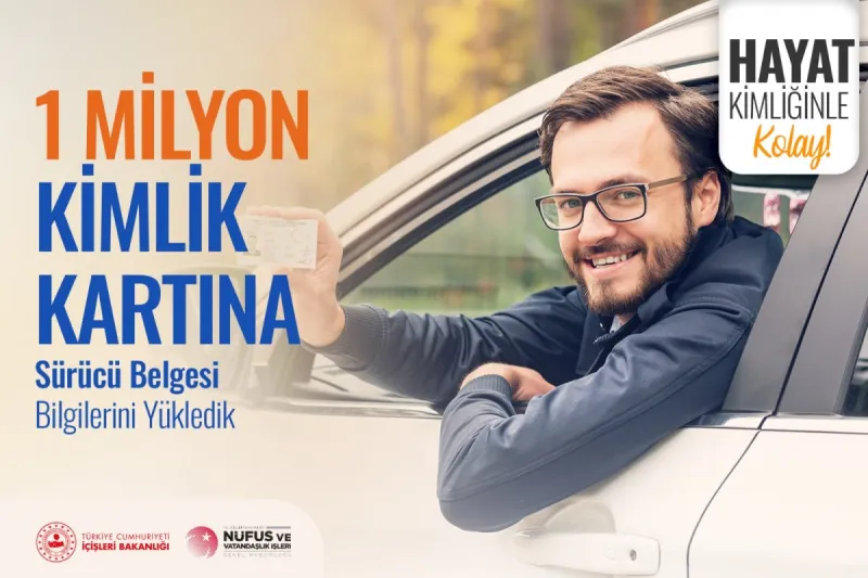 “HAYAT KİMLİĞİNDE KOLAY”  UYGULAMASINA BAŞVURU SAYISI 1 MİLYONU GEÇTİ