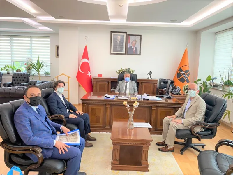 BAŞKAN CANDAN’DAN KARAYOLLARI  3. BÖLGE MÜDÜRÜ İBRAHİM YAŞAR’A ZİYARET