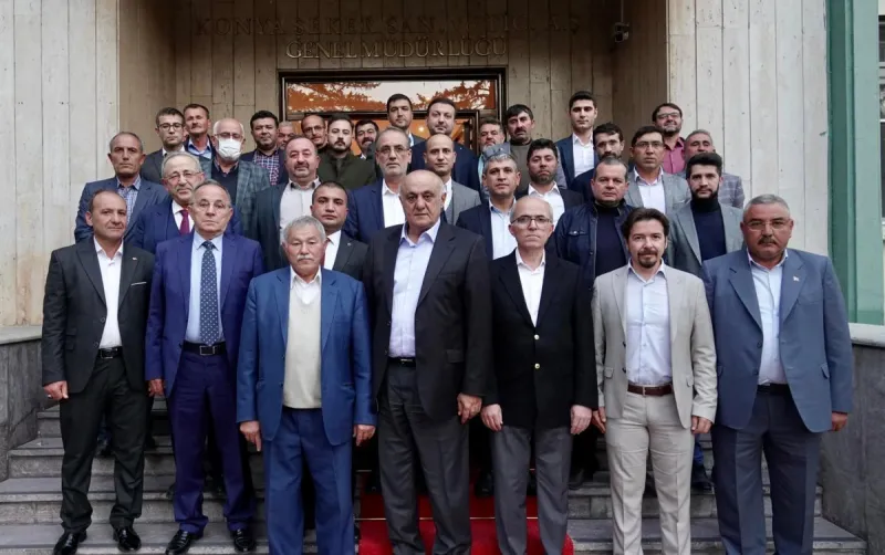 ÇUMRA BELEDİYE BAŞKANI CANDAN  ERKOYUNCU’YU ZİYARET ETTİ