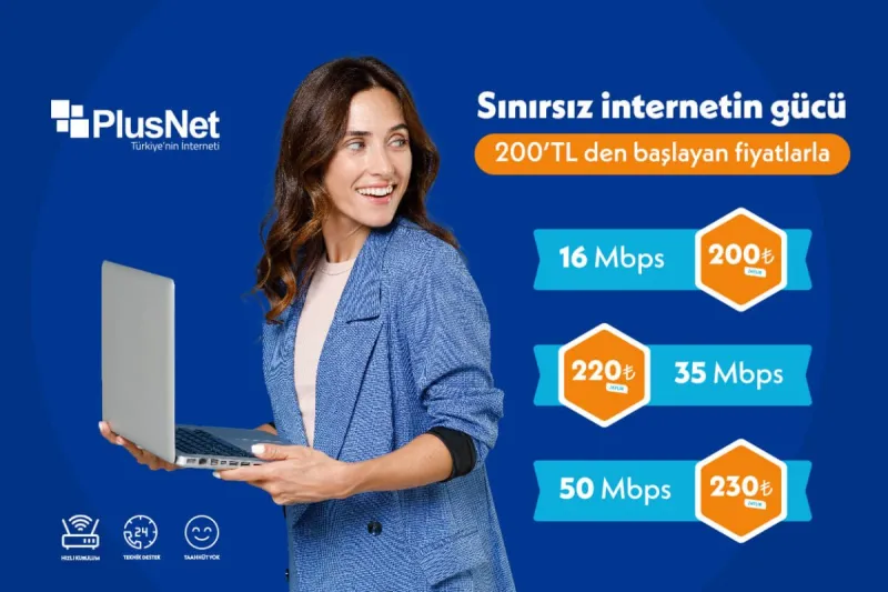 Plusnet Limit Sınırını Ortadan Kaldırıyor