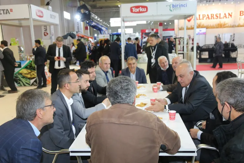 PANKOBİRLİK GENEL BAŞKANI RAMAZAN ERKOYUNCU KONYA TARIM FUARINI ZİYARET ETTİ