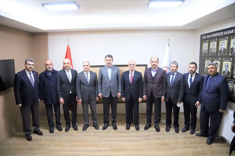 ÇEVRE, ŞEHİRCİLİK VE İKLİM DEĞİŞİKLİĞİ BAKANI  MURAT KURUM ÇUMRA’YI ZİYARET ETTİ