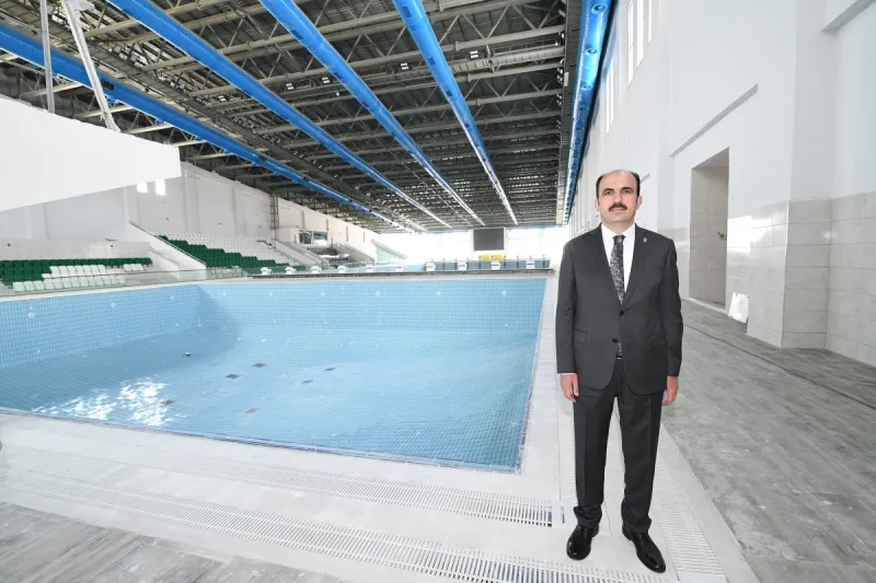 “OLİMPİK YÜZME HAVUZU VE ATLETİZM PİSTİ İSLAMİ DAYANIŞMA OYUNLARINA HAZIR”