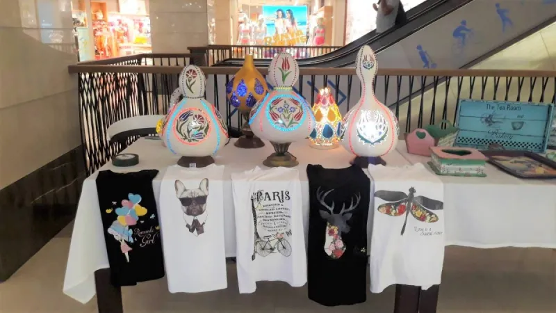 ZAFER ORTAOKULUNDAN KENT PLAZA AVM’DE GÖRSEL SANAT SERGİSİ