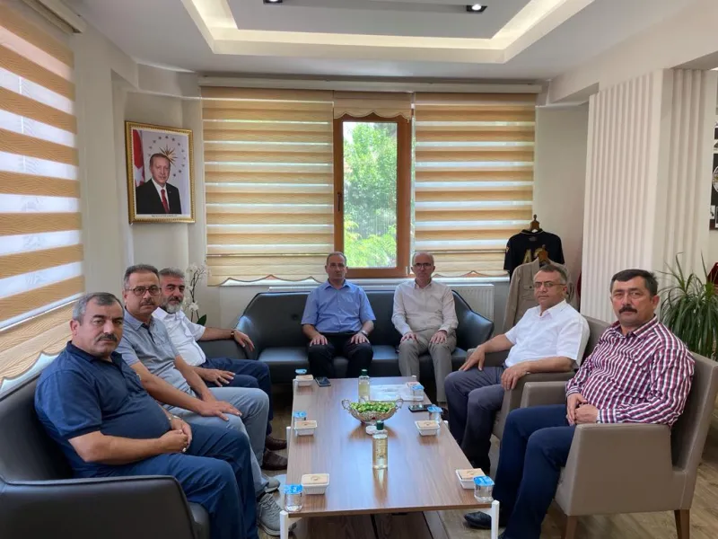 TÜRK DİYANET VAKIF-SEN KONYA ŞUBESİ VE TÜRK YEREL HİZMET-SEN  ŞUBELERİNDEN ÇUMRA BELEDİYE BAŞKANLIĞI VE MÜFTÜLÜĞE ZİYARET
