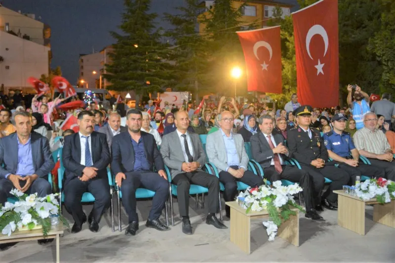ÇUMRA 15 TEMMUZ ŞEHİTLERİNİ ANDI