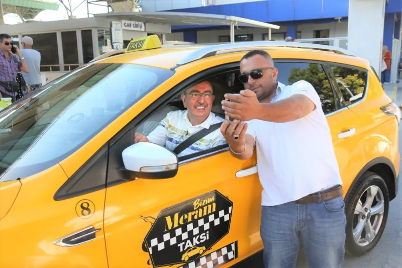 BAŞKAN KAVUŞ BİZİM MERAM TAKSİYLE YOLLARDA