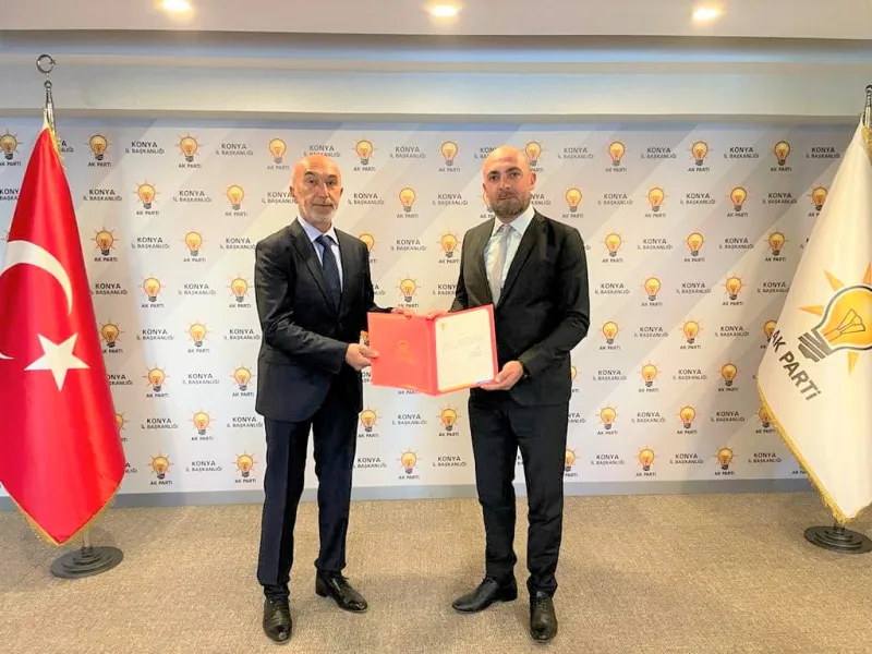 ÇUMRA AK PARTİ İLÇE BAŞKANLIĞINDA YENİ İSİM